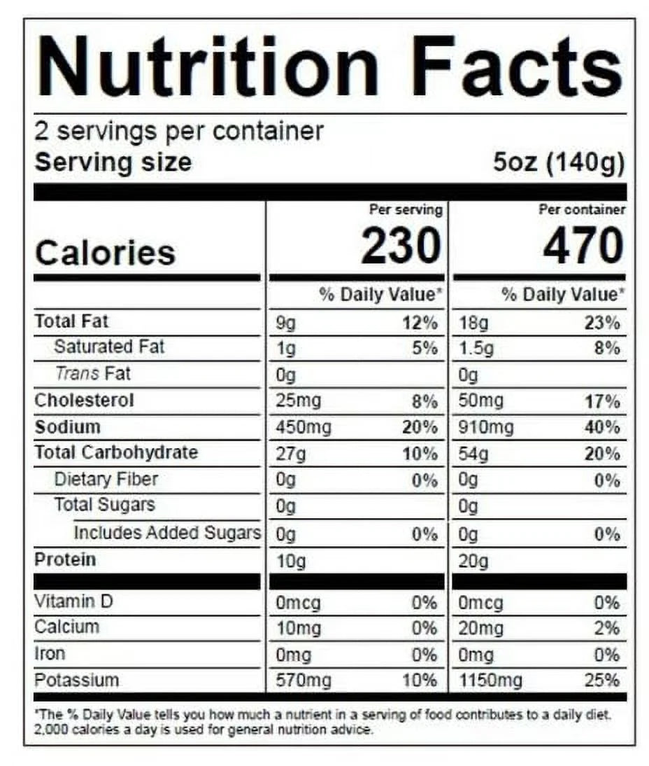 9.5oz Frozen Fish and Chips Pack of 10 K63109
