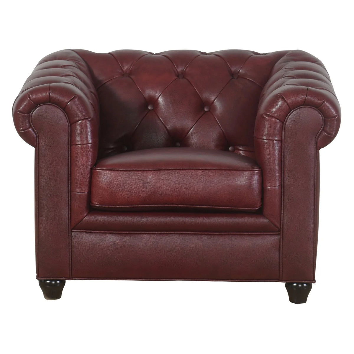 Leather Chesterfield Armchair Q3816