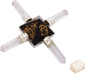 Crystal Points Stone Generator with Selenite Cube L206