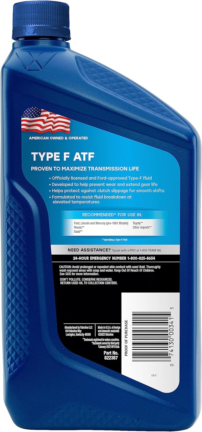 Automatic Transmission Fluid 1 QT V546