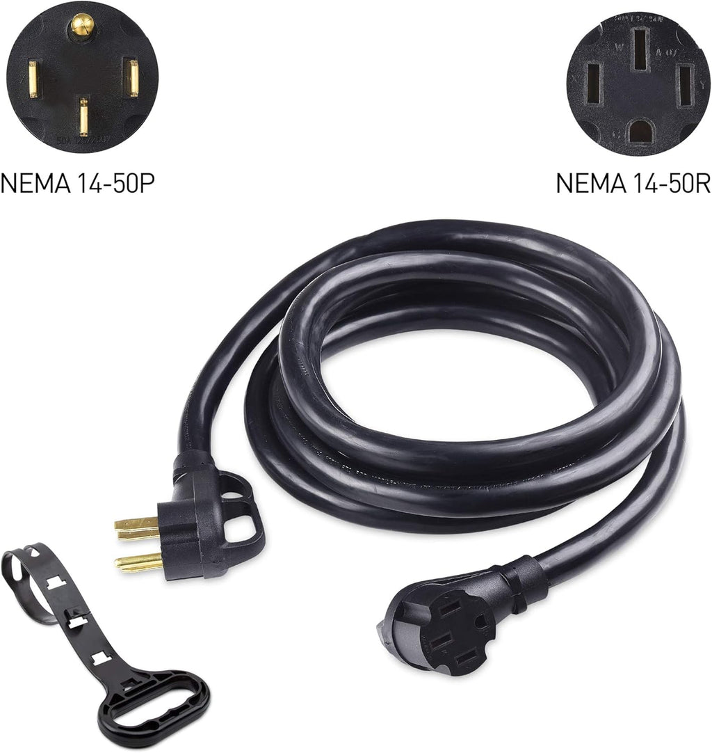 50 AMP RV Extension Cord 15 ft with Carry Strap K963