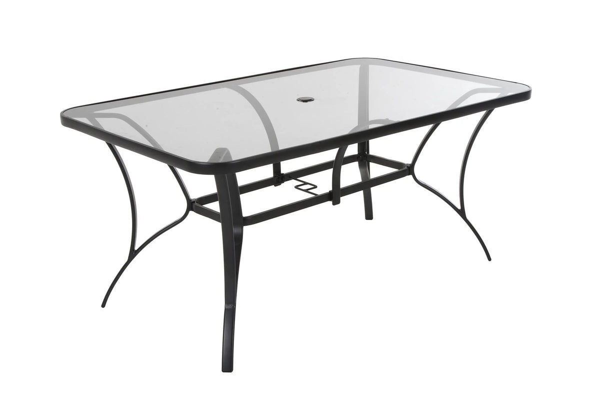 Dark Gray Steel Patio Dining Table D614