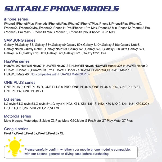 Waterproof Protective Case for Phones Up to 6.9 Inch F30815