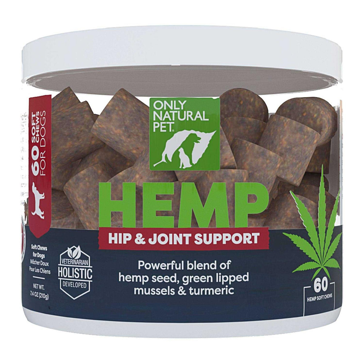 Hemp Hip & Joint Support Soft Dog Chews D450
