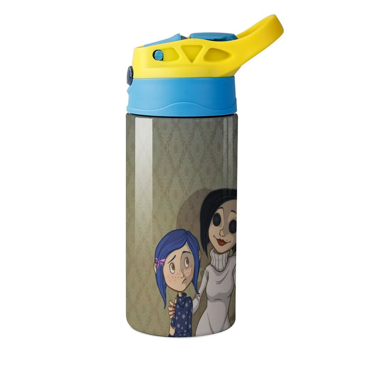 Insulated Stainless Steel Water Bottle with Straw U896061