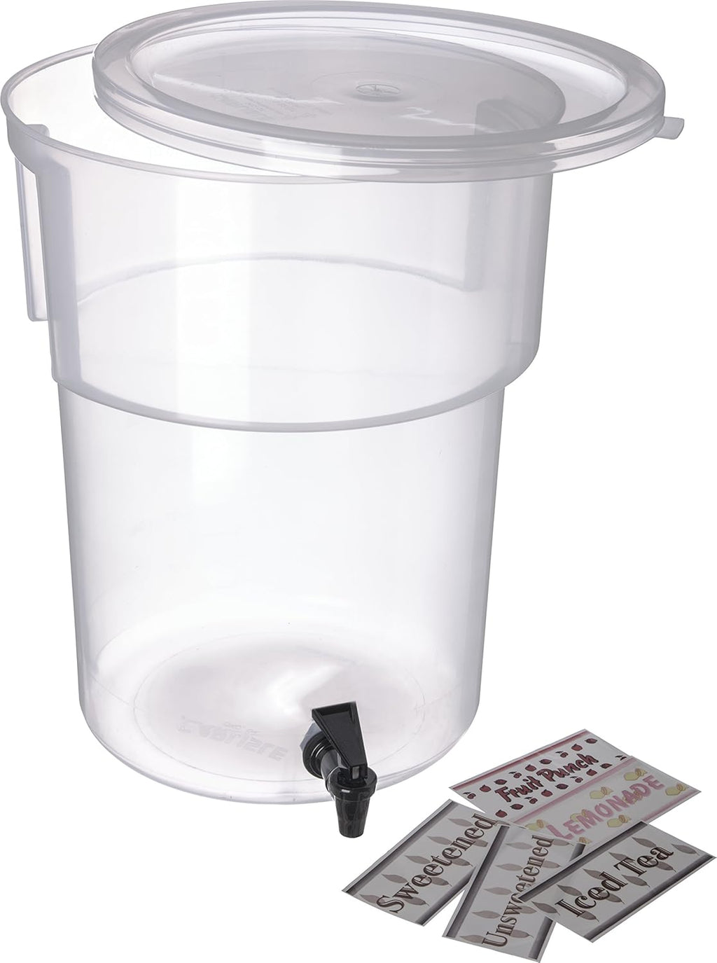 5 Gallon Clear Beverage Dispenser Pack of 2 L72561