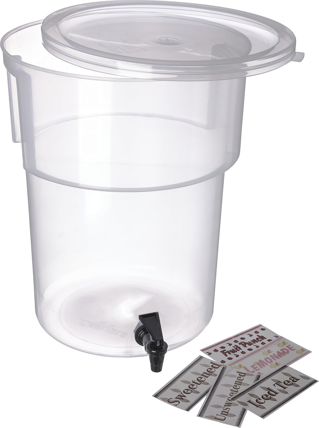 5 Gallon Clear Beverage Dispenser Pack of 2 L72561