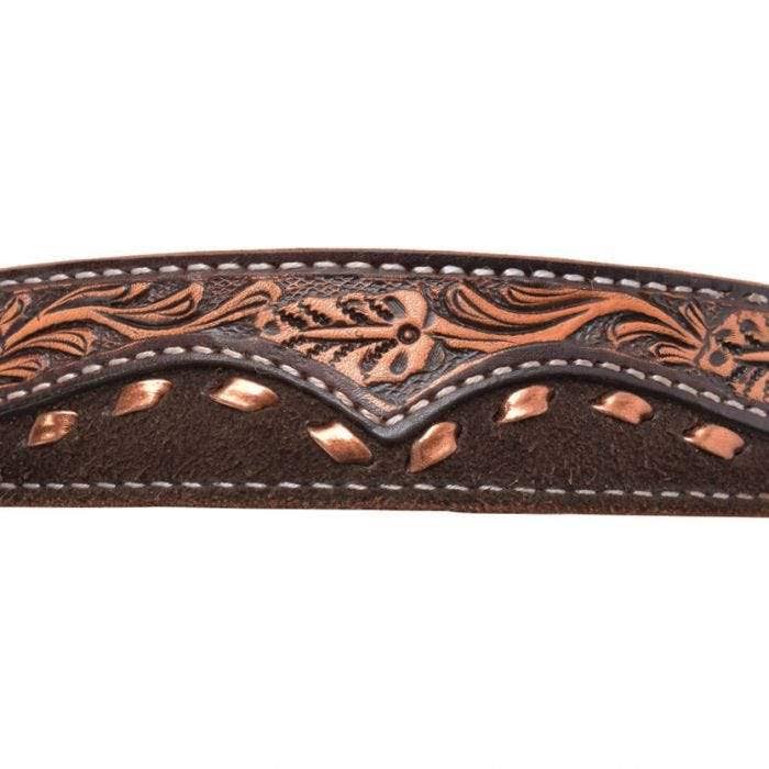 Choc Buckstitch Breast Collar K620456