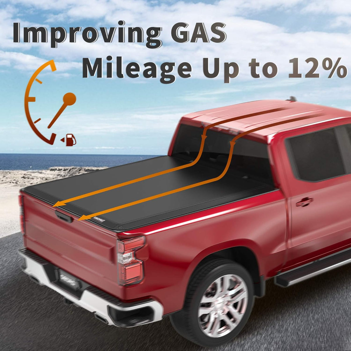 Soft Quad Fold Truck Bed Tonneau Cover Z1121