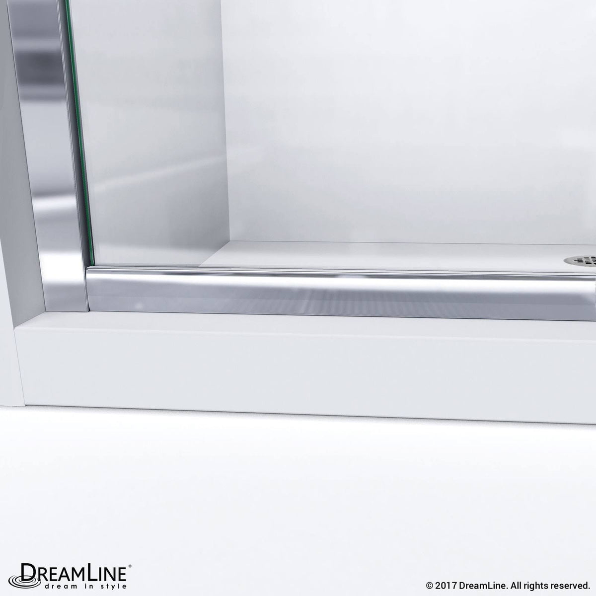 Clear Sliding Shower Door in Oil Rubbed Bronze Z883