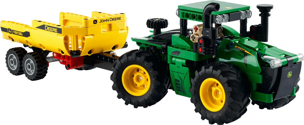 4WD Tractor Toy Building Toy with Trailer Y6656