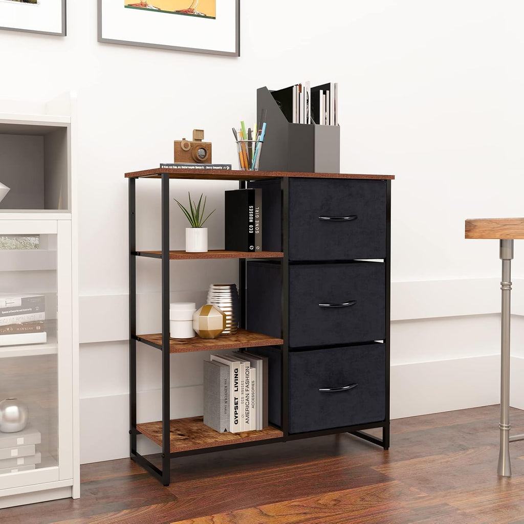 3 Drawer Dresser with Shelves G982795