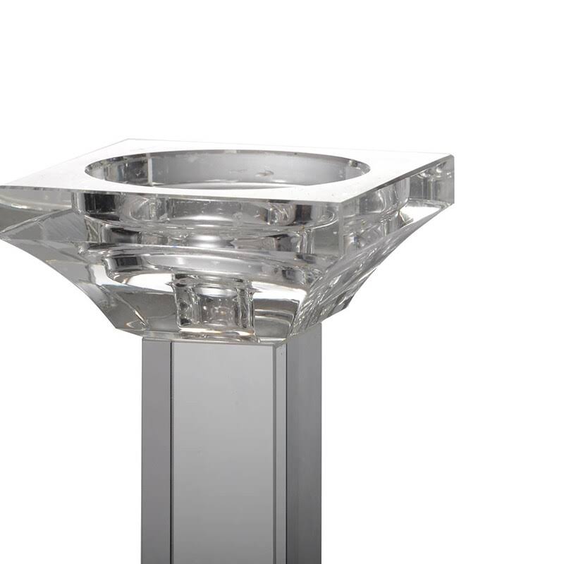 Crystal Pillar Candle Holder B7204