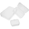 28 Pcs Clear Plastic Storage Bins O149
