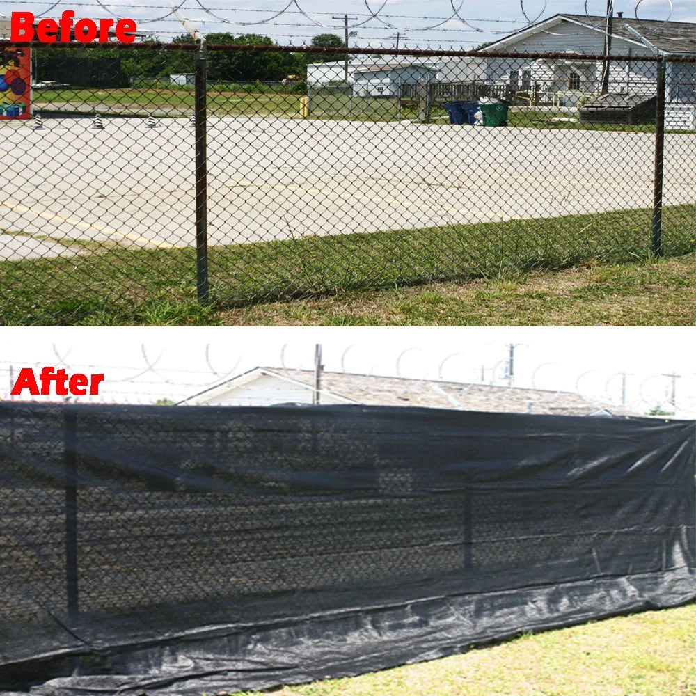 Green 10 ft. x 26 ft. 7 oz Privacy Fence Screen M51023