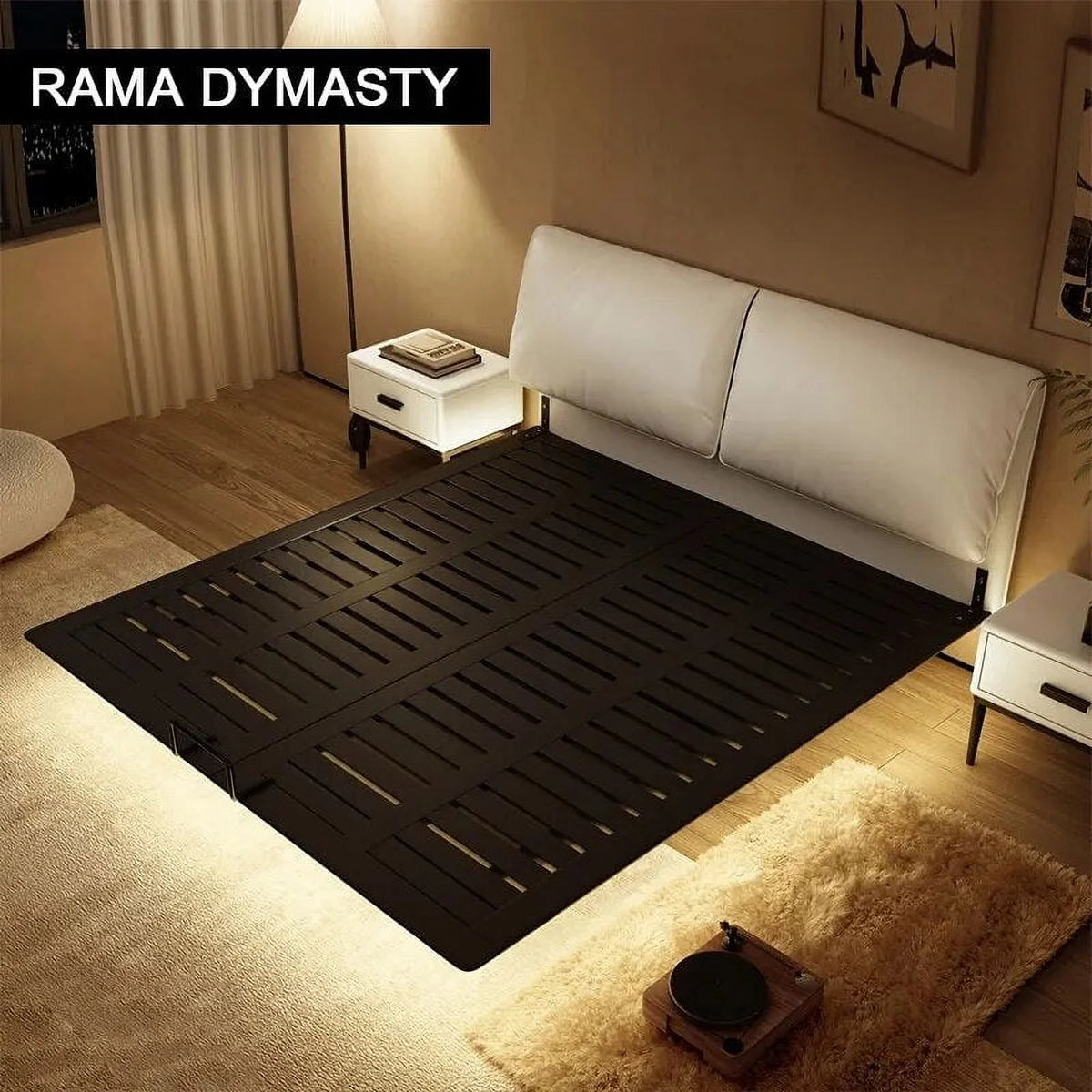 Leather Double Bed G13764