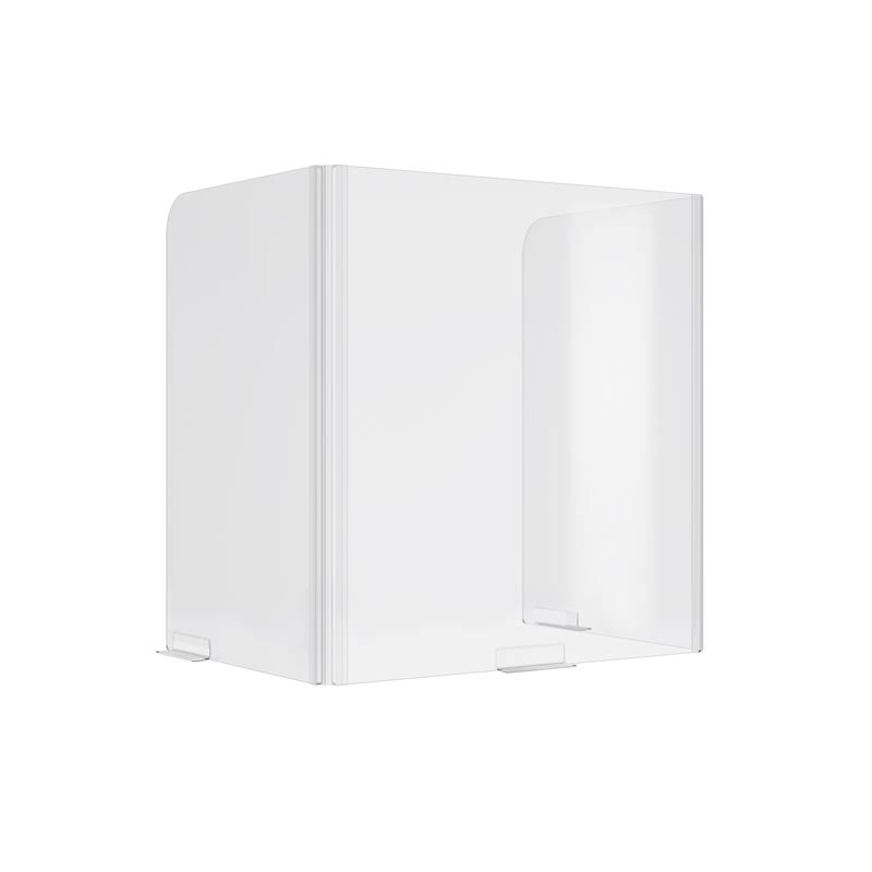 3-Sided Clear Acrylic Wellness Screen N697