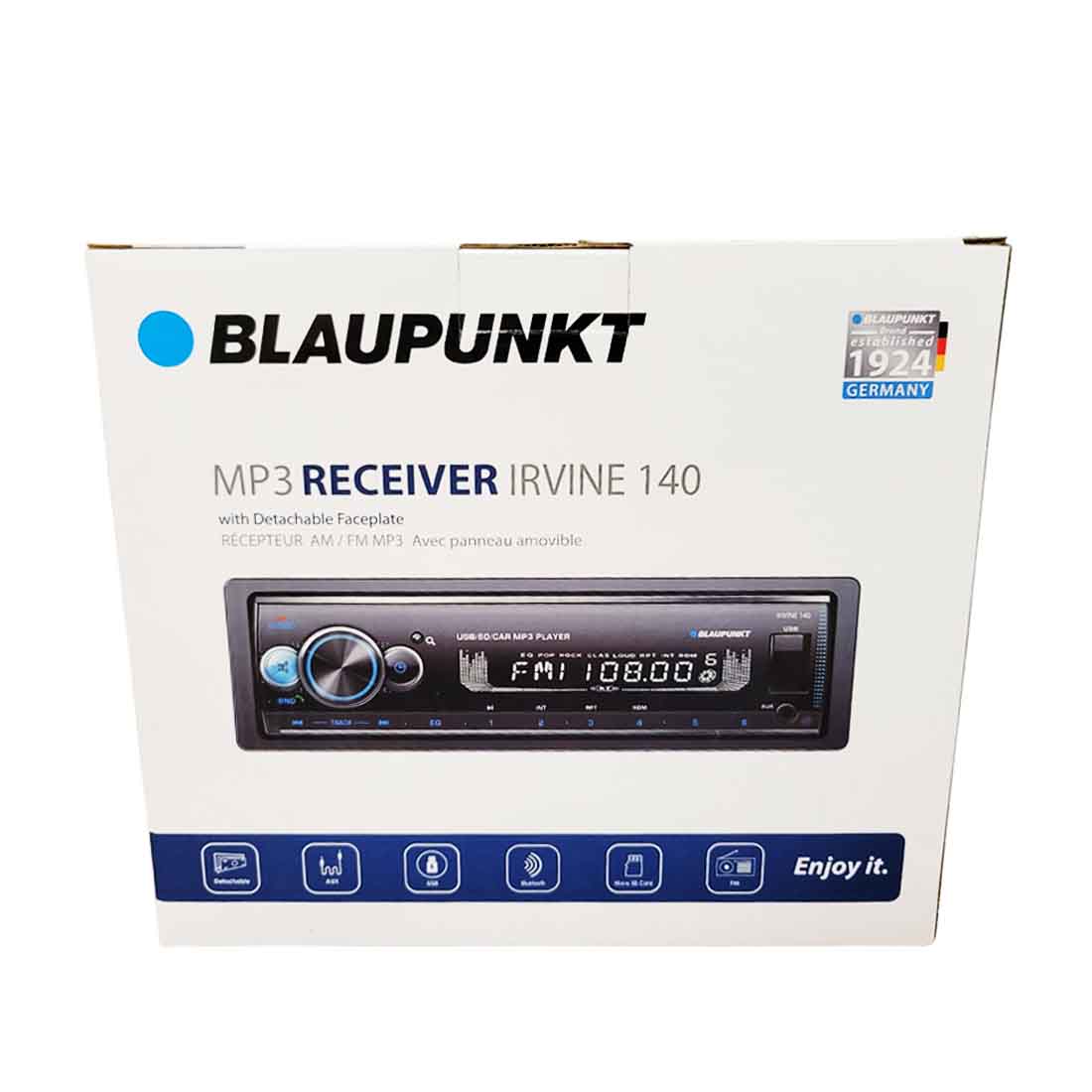 1-DIN Car Stereo Receiver with Bluetooth P8950