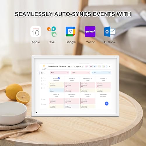 10.1 Inch Smart Digital Calendar Planner & Chore Chart, IPS HD Touchscreen Interactive Display C533205