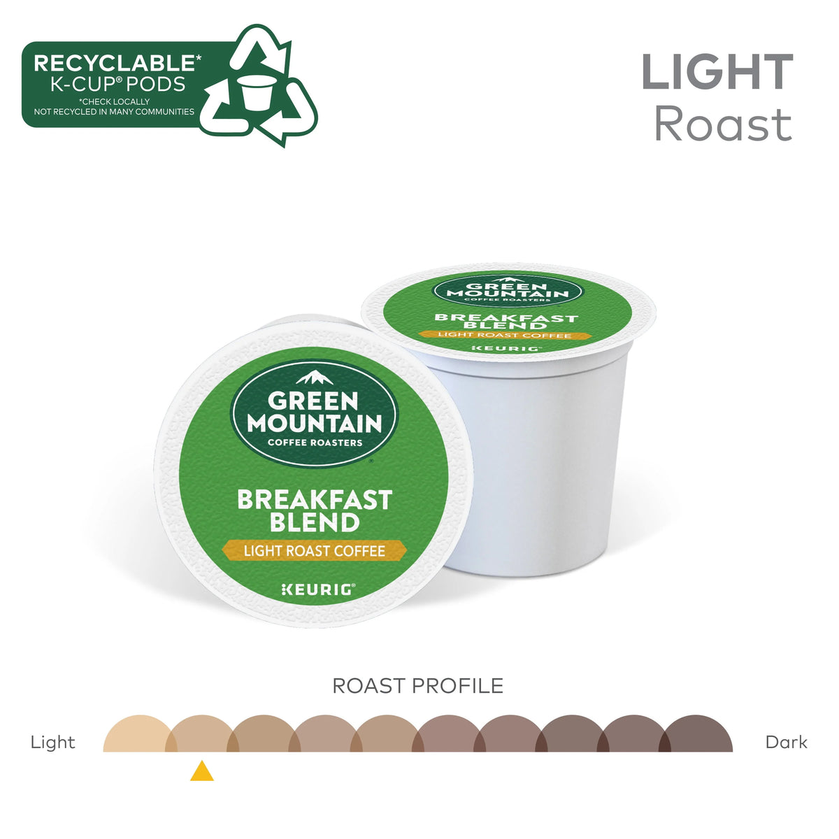 Light Roast K-Cup Coffee Pods, 48 Count J4118