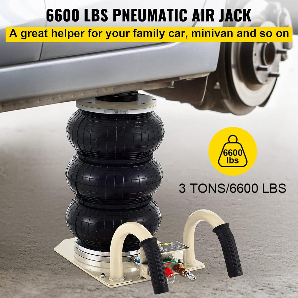 3 Ton Triple Bag Pneumatic Air Jack E274
