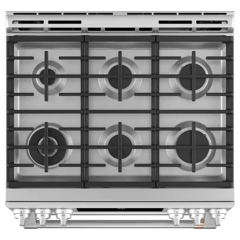 6.7 cu. ft. Smart Slide-In Double Oven Gas Range in Stainless Steel E26261