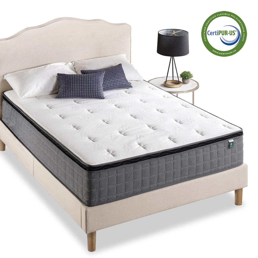 Queen Hybrid Mattress with Gel Memory Foam and Pocket Spring M8881