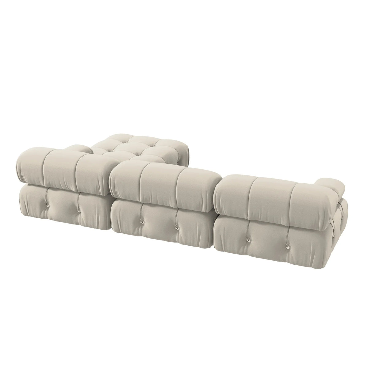 Velvet Upholstered Modular Sectional Sofa B302915