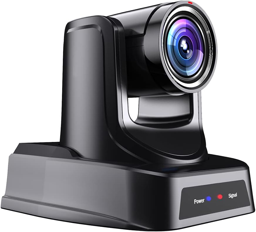 NDI PTZ Camera with HDMI, 3G-SDI and IP Outputs, 20x Zoom, White S33526