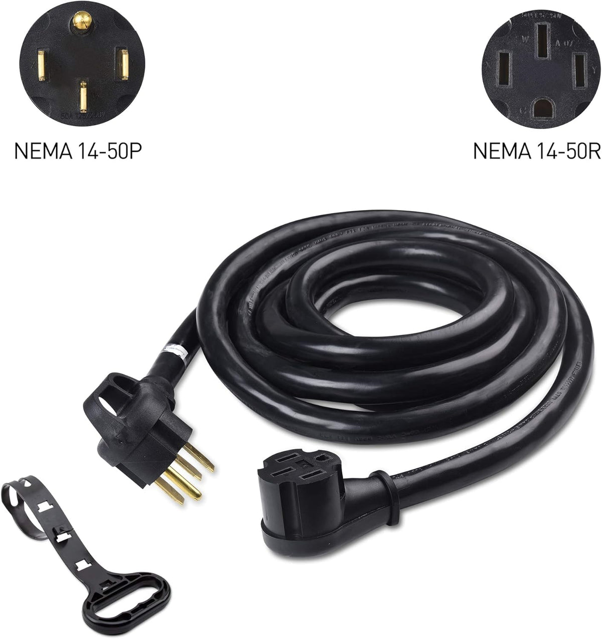 50 AMP RV Extension Cord 15 ft with Carry Strap K963