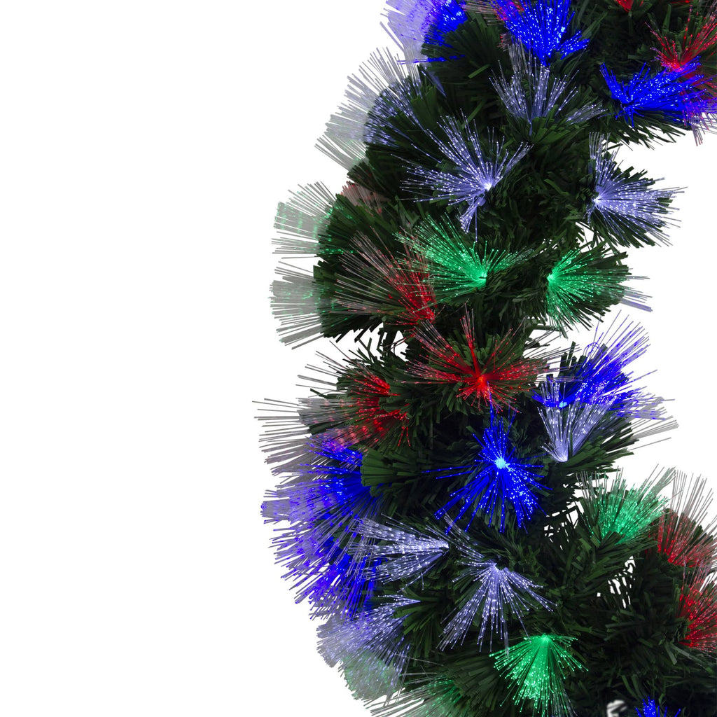 Fiber Optic Artificial Pine Christmas Wreath Z523924