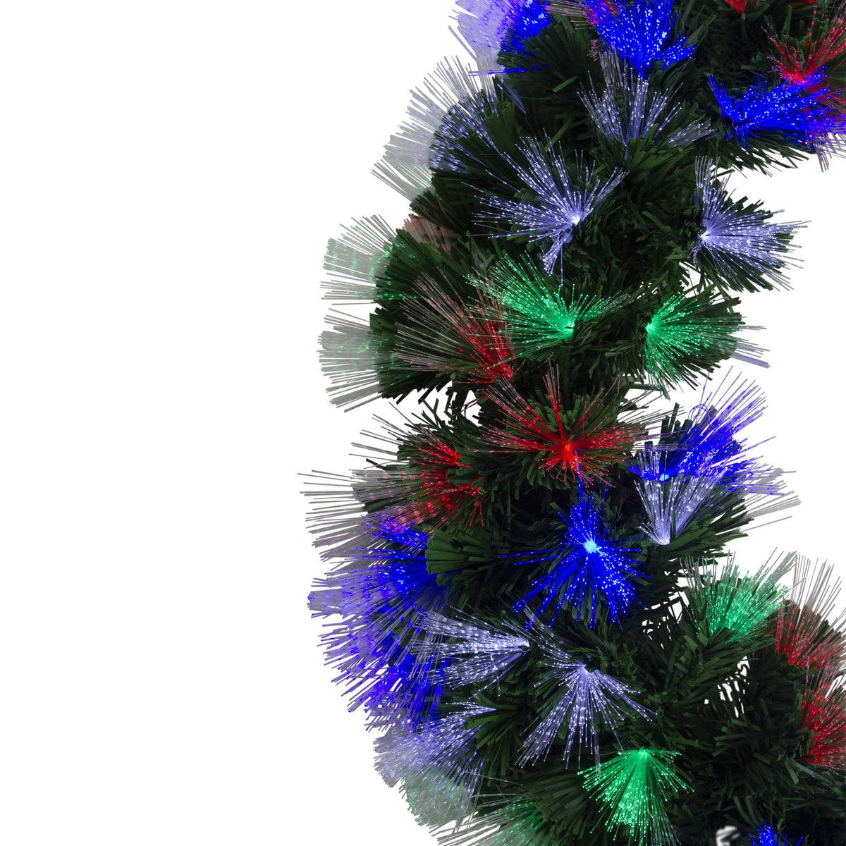 Fiber Optic Artificial Pine Christmas Wreath Z523924