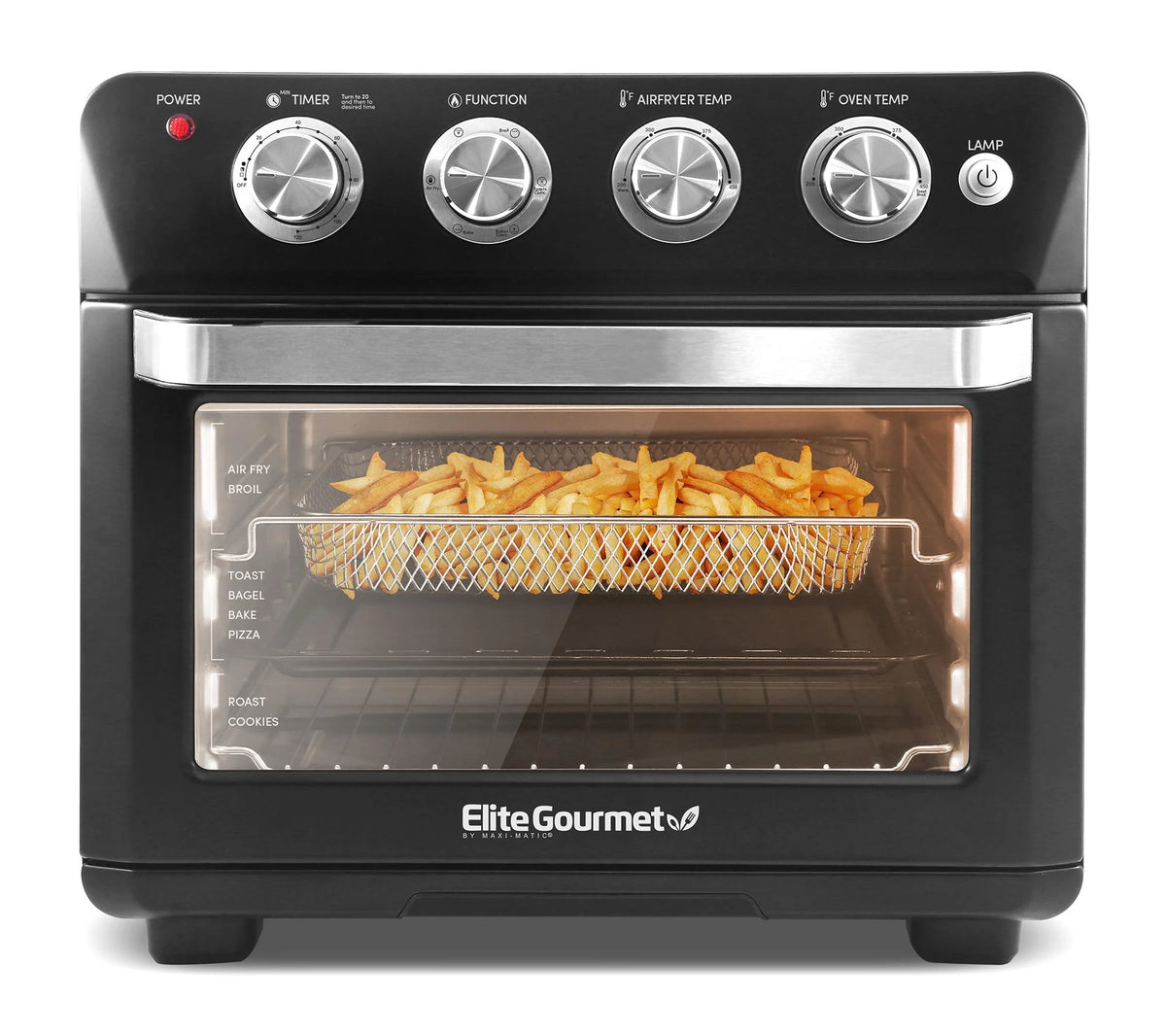 25L Digital Air Fryer Oven Black E485197