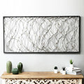 46" Black Metal Wall Art E662986