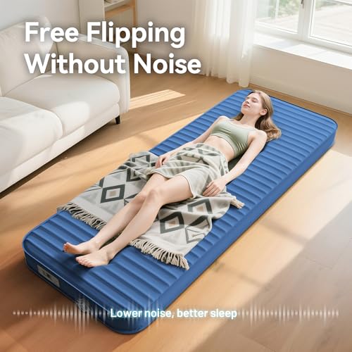 Self Inflating 4" Memory Foam Camping Pad with Built-in Electric Pump N4714