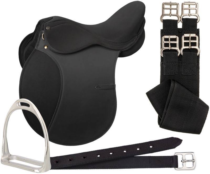 Black Synthetic Saddle Package O216086