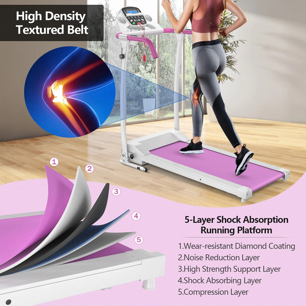 800W Folding Electric Treadmill K69266