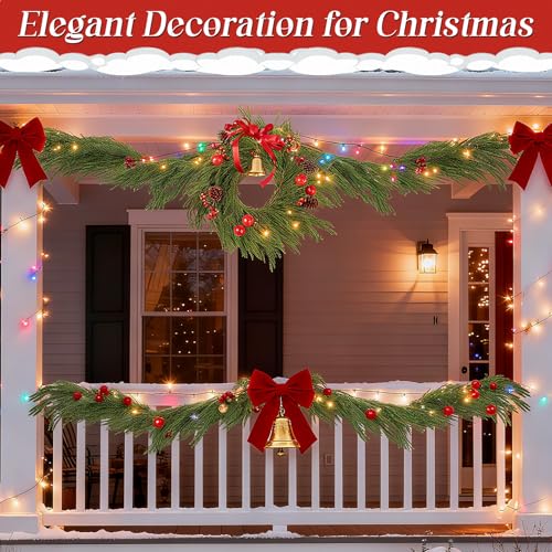 12ft Realistic Artificial Pine Cedar Garland R79730