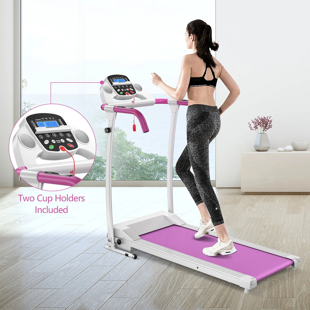 800W Folding Electric Treadmill K69266