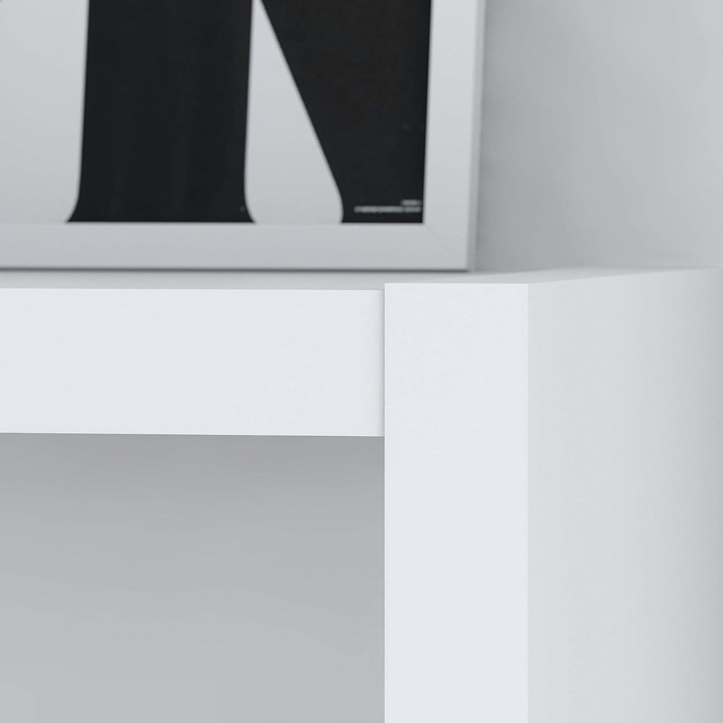 5 Shelf Pure White Bookcase G481712