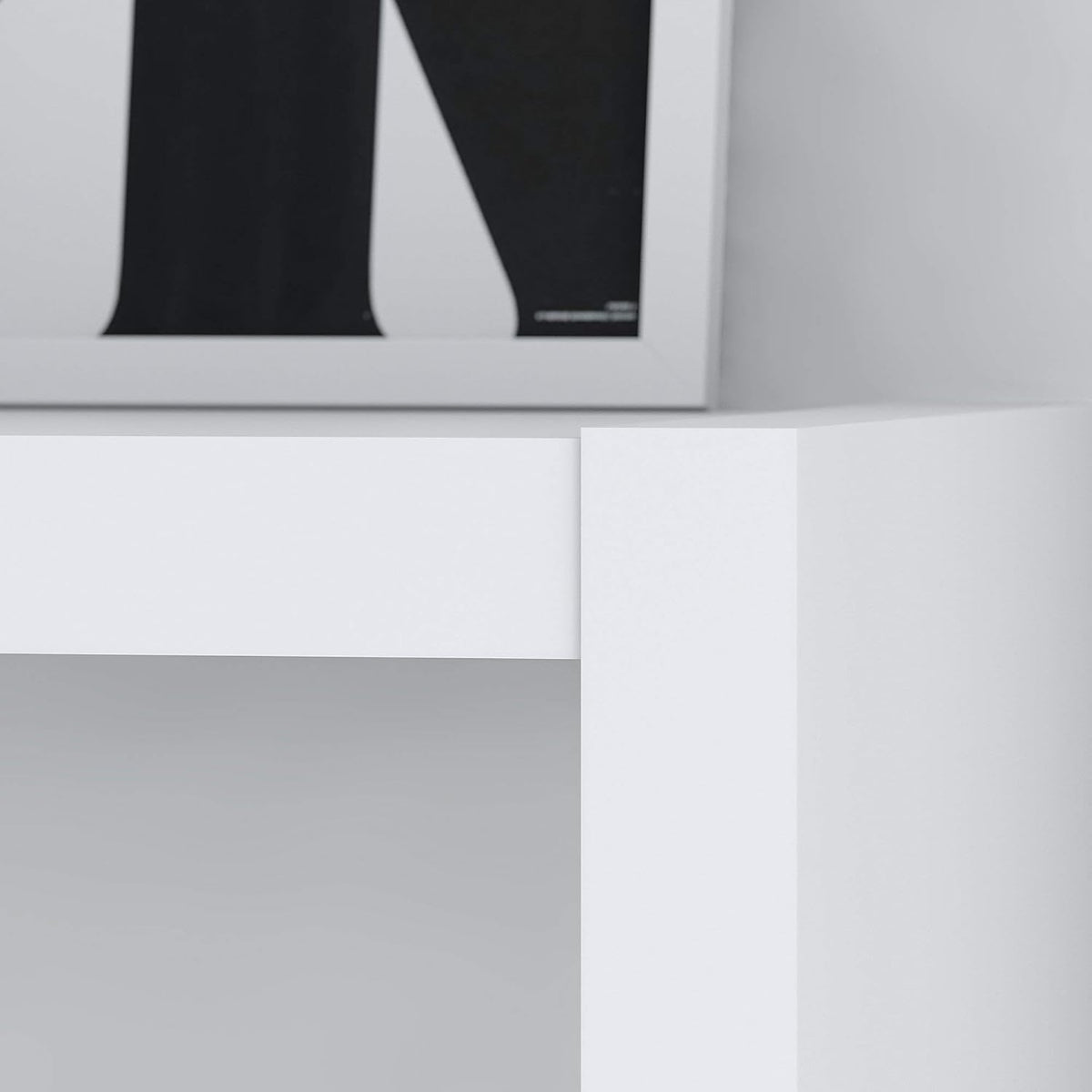 5 Shelf Pure White Bookcase G481712