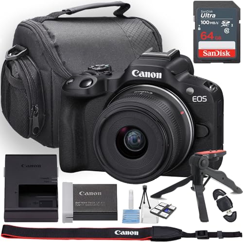 Mirrorless Camera with Lens and 13pc Bundle J456235
