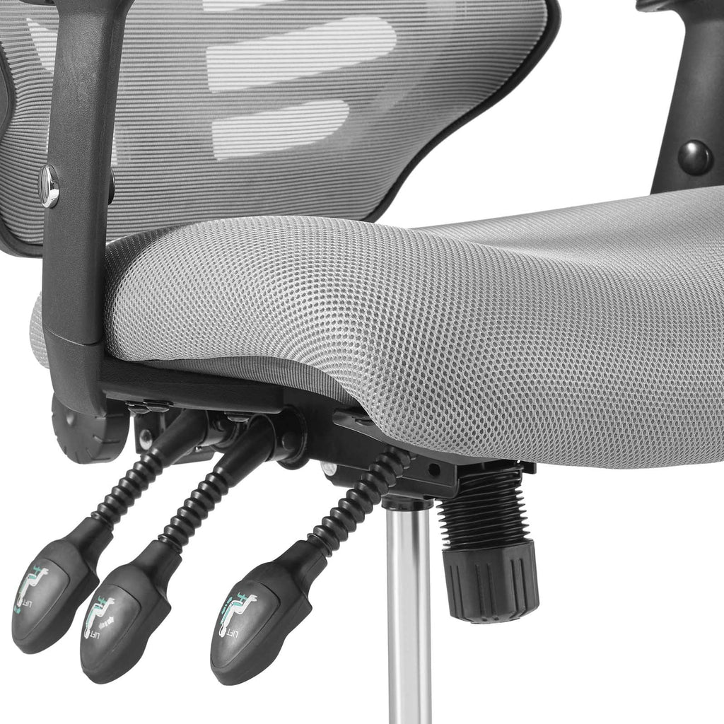 Gray Mesh Drafting Chair U456