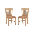 Natural Wood Kids Chair (Set of 2) U192