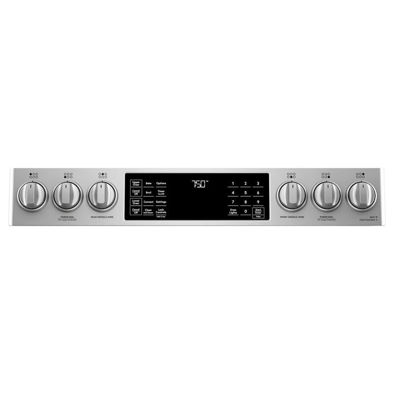 6.7 cu. ft. Smart Slide-In Double Oven Gas Range in Stainless Steel E26261
