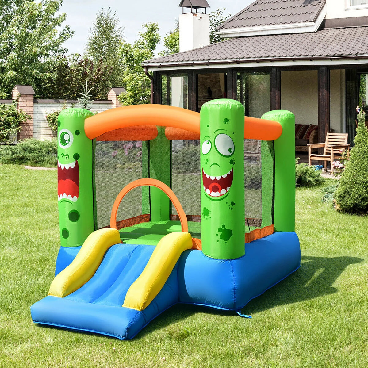 Inflatable Bounce House with Slide P2419