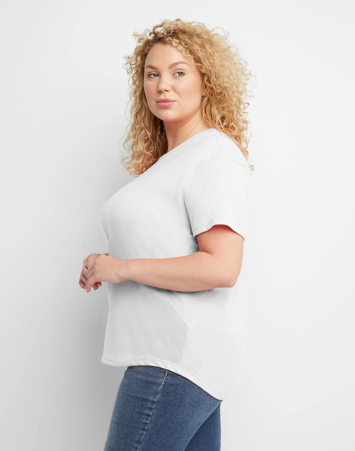 Women's Tri-Blend T-Shirt Relaxed Fit Plus Size B886