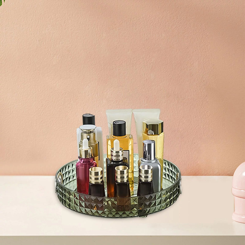 Green 1 Tier Desktop Perfume Tray Organizer J23856