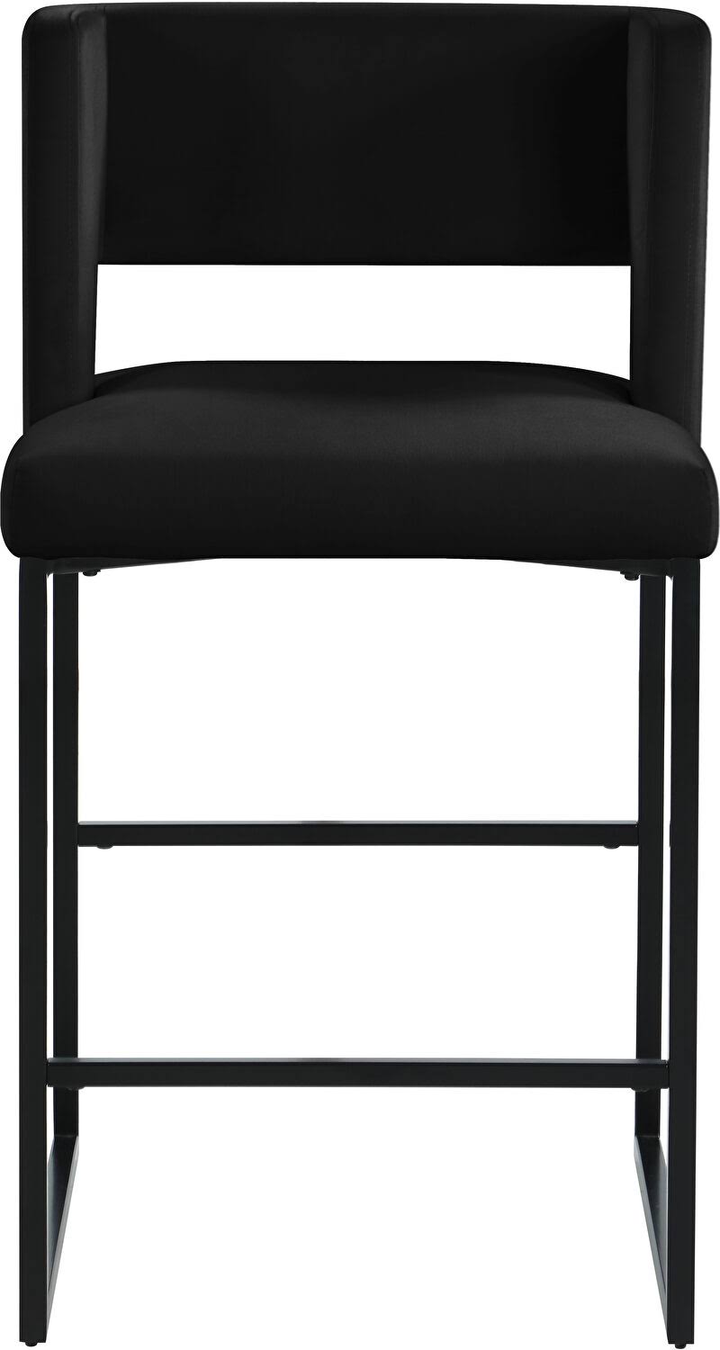 Black Velvet Counter Stool (Set of 2) R752381