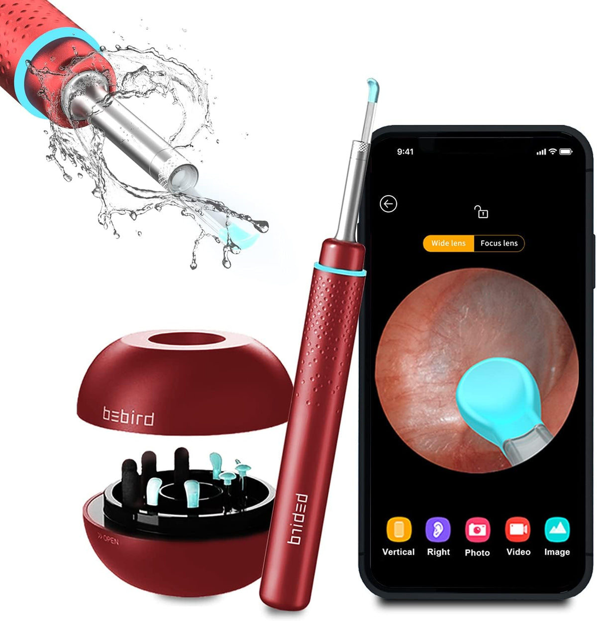 Wireless Ear Cleaning Camera 1080P FHD with 6 LED Light Z883087